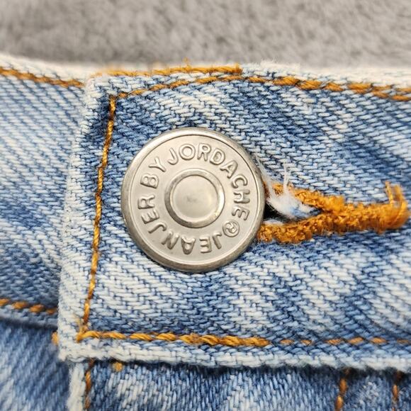 Vintage 90s Jordache JeanJer Jeans Skirt Womens 3/4 Blue Light Wash Pencil Denim - Picture 2 of 11